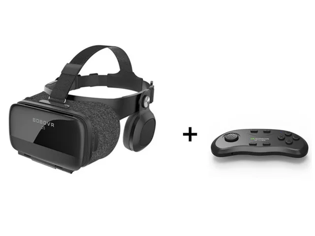VR and Controller B UZQi BoboVR Z5 Bobo VR Gerceklik очки виртуальной реальности Гарнитура очки картонный шлем 3D VR коробка смартфон - Цвет: VR and Controller B