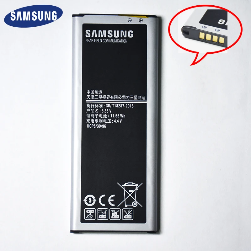 Samsung Оригинальные Замена Аккумуляторная Батарея для samsung Galaxy Note4 N9100 N9108V N9106 N9109W EB