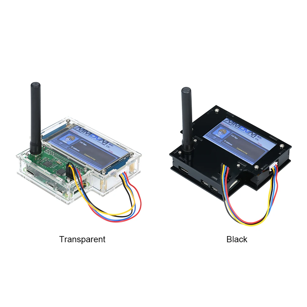 MMDVM HS Hat модуль расширения точки доступа+ Материнская плата для Raspberry pi zero w+ 3," lcd+ 8G карта памяти+ чехол P25 DMR YSF