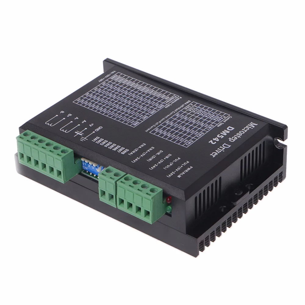 DC 24 60V DM542 Драйвер шагового двигателя для 57 86 серии 2 фазный цифровой шаговый