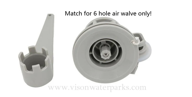 6 отверстий спиральный клапан гаечный ключ аксессуары для надувной лодки Каяка