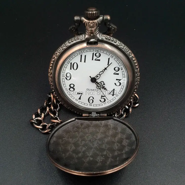 Новинка чехол для мотоцикла на выбор мужские карманные часы медного цвета с