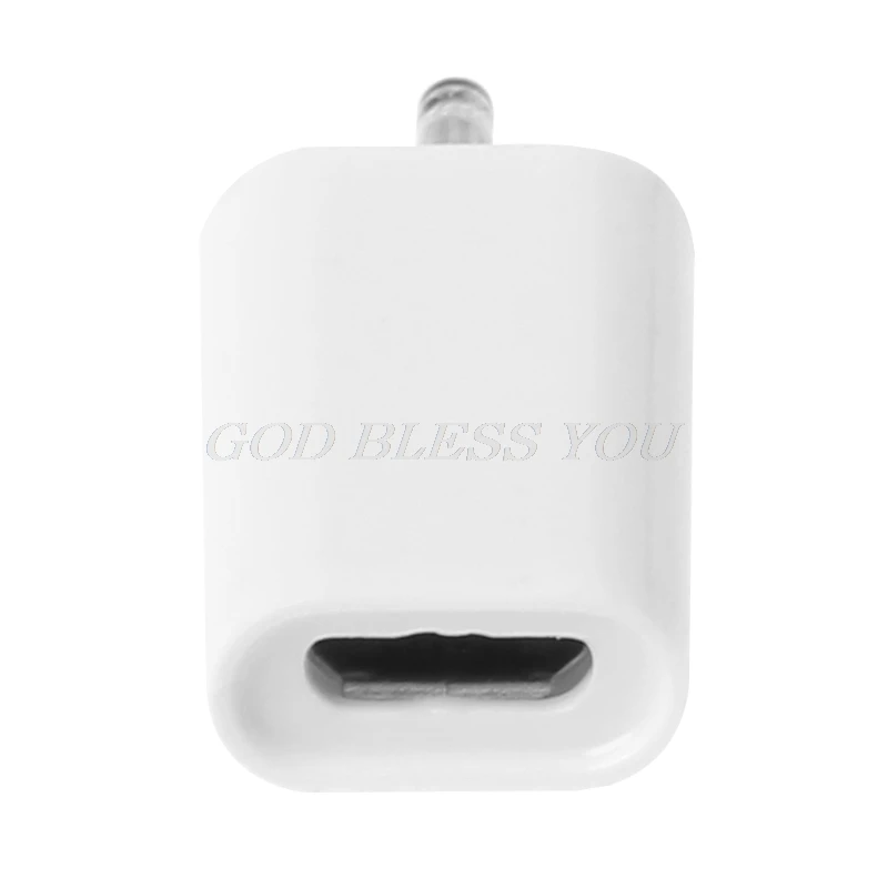 Переходник Micro USB (гнездо) к разъему постоянного тока 2 мм 1 шт. зарядный адаптер для