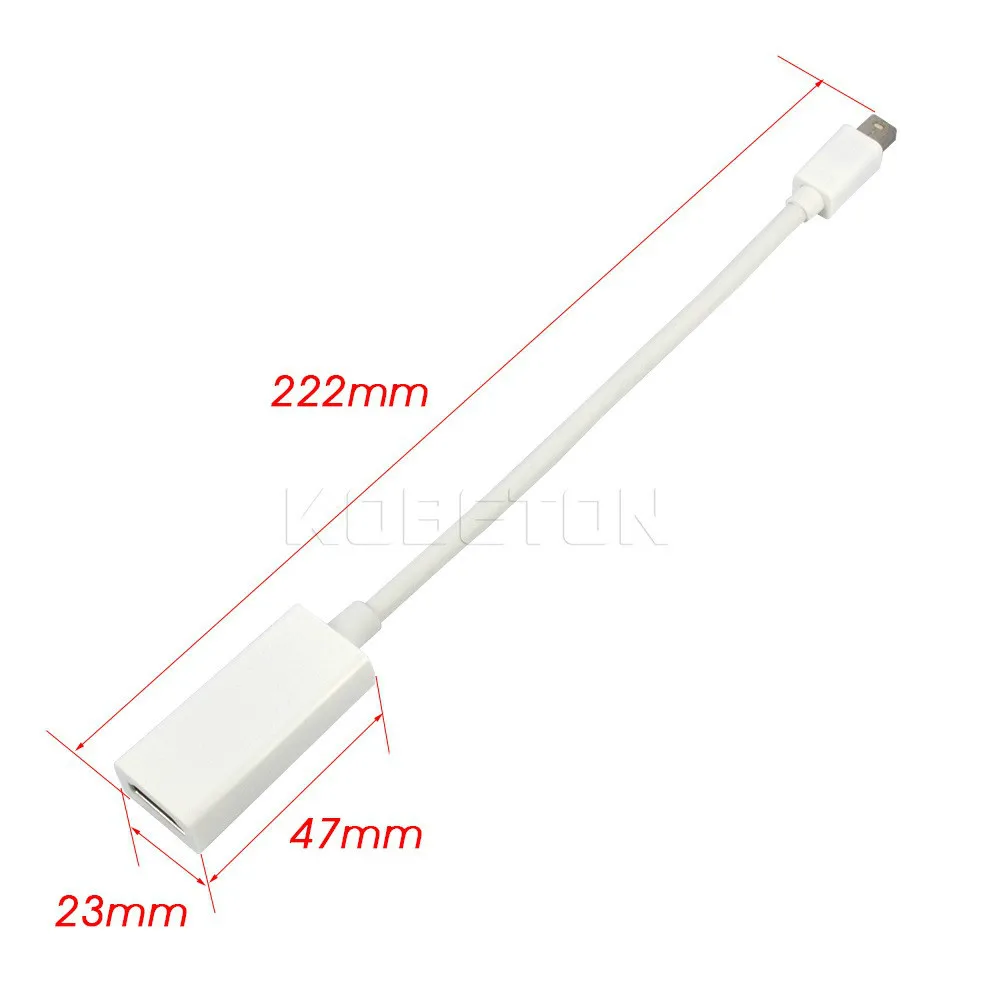 Kebidu Mini Display Port DP to HDMI-совместимый кабель-адаптер для Apple Mac Macbook Pro Air | Электроника