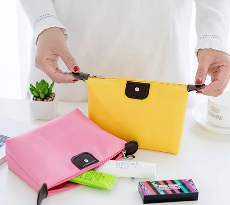 Водонепроницаемая сумка для макияжа нейлоновая дорожная косметичка органайзер