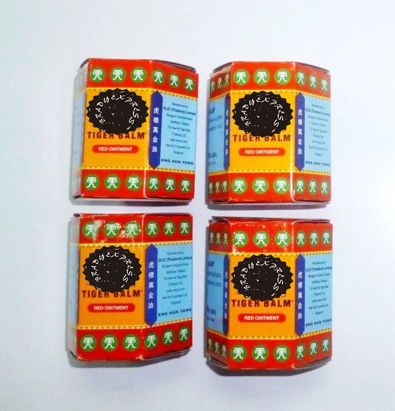 

4 piece per lot 21ml TIGER-BALM-RED WARM MASSAGE THAI ORIGINAL Free Shipping