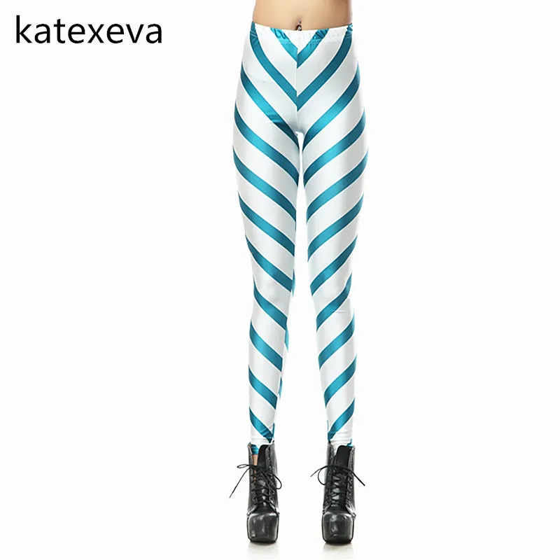 Katexeva 2018 Для женщин Горячие модели взрыва тонкий стрейч леггинсы цифровой печати