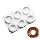 Filbake силиконовая форма для выпечки в форме цветка пончики шоколад пресс-формы инструменты для украшения тортов из мастики DIY Инструменты для выпечки для 3D выпечка пудинг