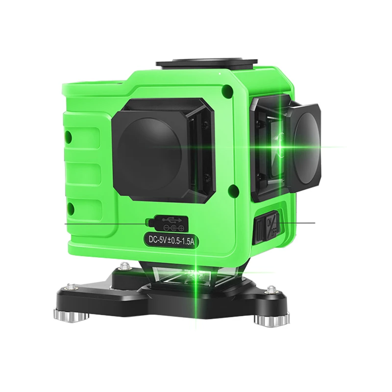 Лазерный уровень XEAST 12 линий 3D самонивелирующийся на 360 градусов горизонтальный и