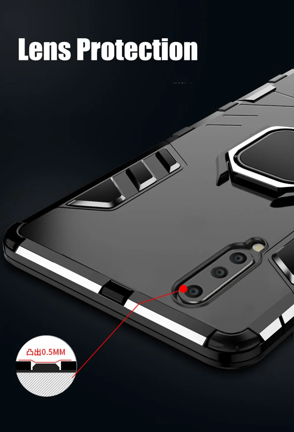 KEYSION ударопрочный армированный чехол для samsung Galaxy A50 A70 A30 A20 A10 A50s A30s A7 A8 A9 чехол для телефона для samsung Note 9 10