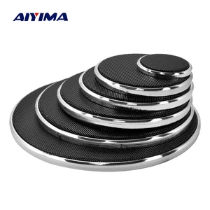 AIYIMA 2Pcs Audio Speakers Protective Cover 1/2/3/4/5/6.5 Inch Protective Mesh Net Grille DIY for Home Theater