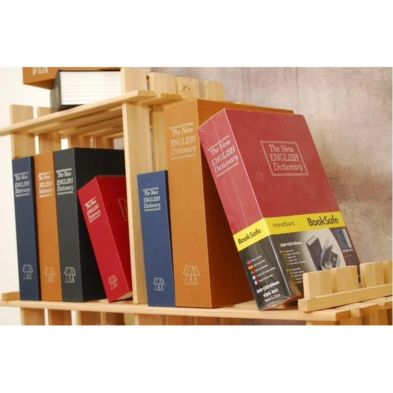 Ящик для хранения секретная книга сейф денег скрытый секретный шкафчик