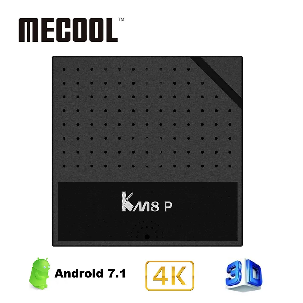 MESUVIDA Mecool KM8 P Smart TV Box Android 6.0 Amlogic S912 Octa Core CPU 1 Г RAM 8 ROM Многие Фильмы Которые Вы Знаете Set Top коробка|amlogic s912|tv box