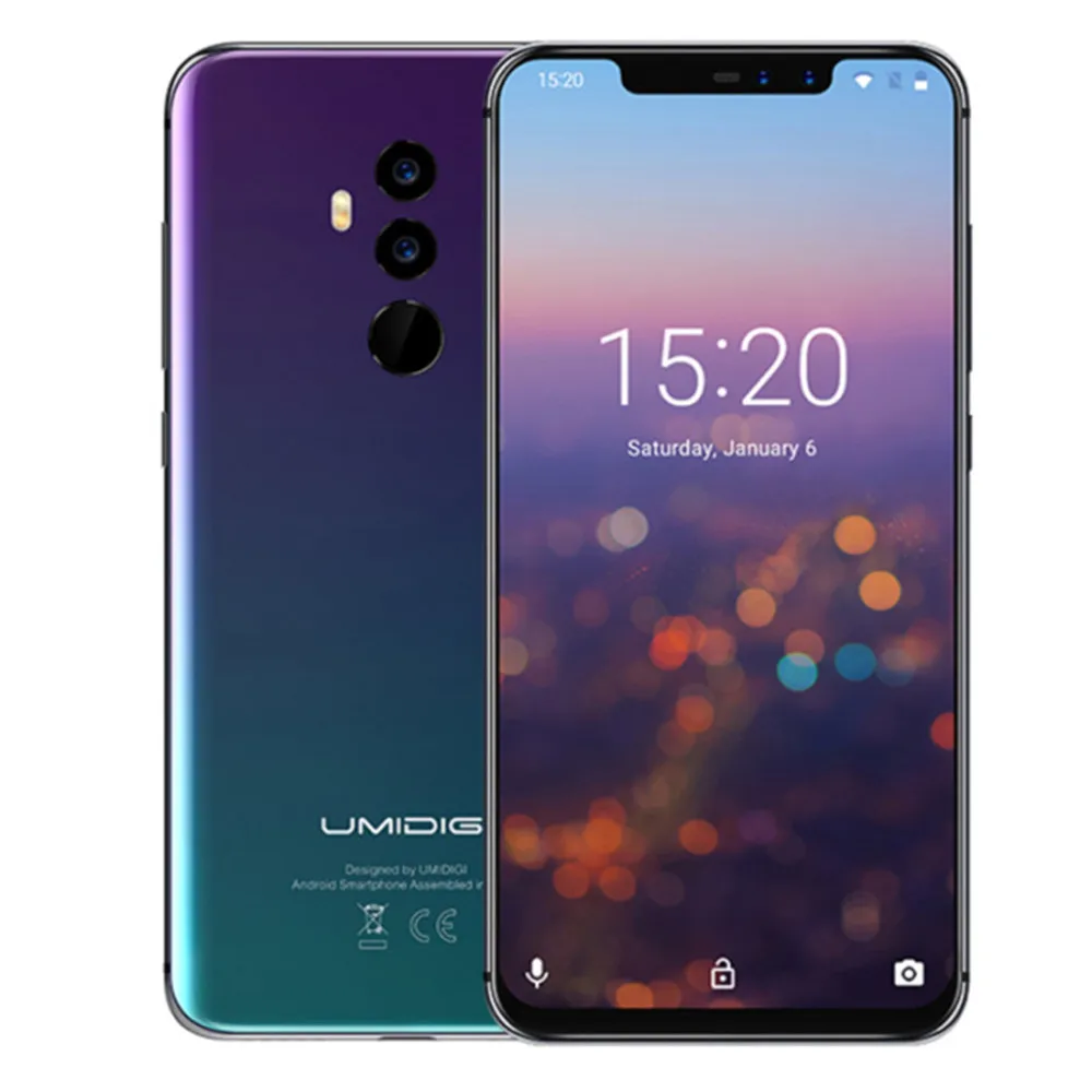 Envios da Espanha UMIDIGI UMI Z2 6 ГБ Оперативная память 64 Гб Встроенная Helio P23 MTK6763 2 0 ГГц Octa Core