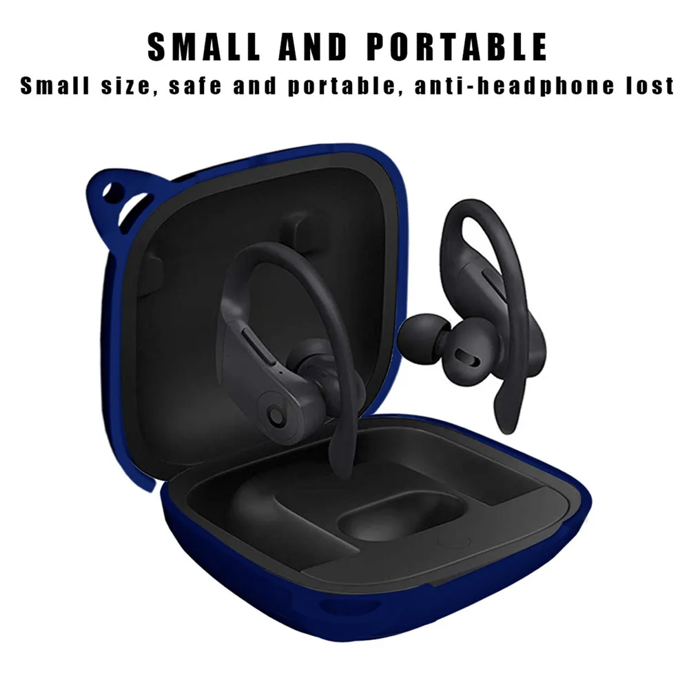 Силиконовый чехол для Powerbeats Pro, беспроводная Bluetooth гарнитура, наушники, раскладушка, открытая защитная оболочка с защитой от потери