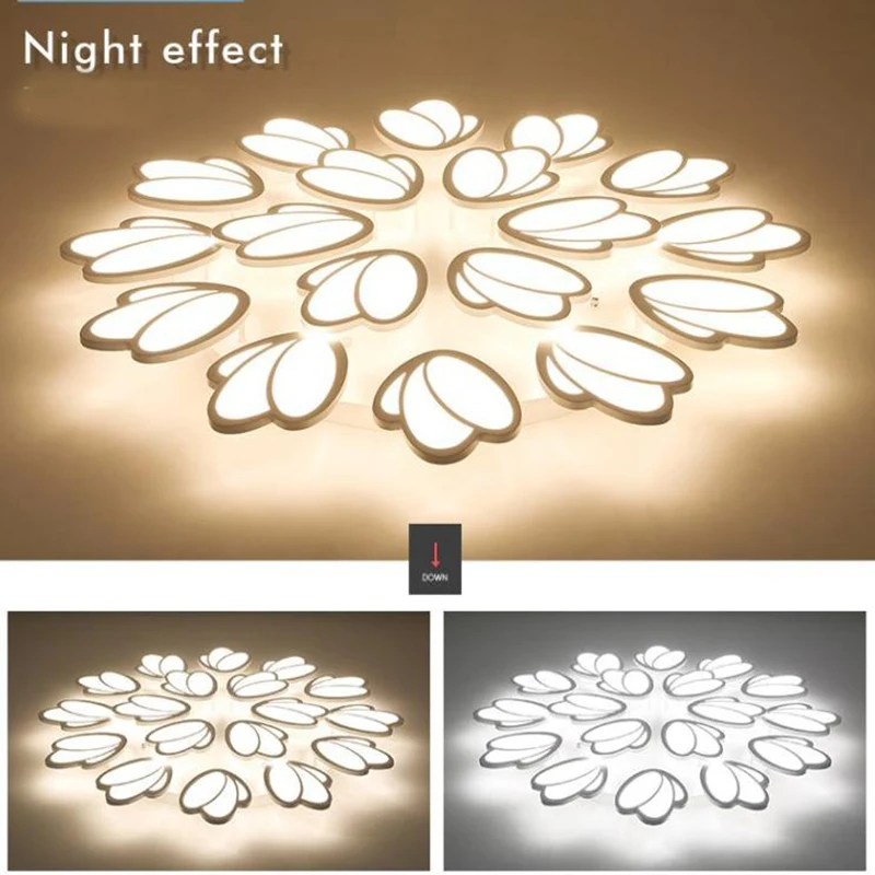 2018 современный минималистичный акриловый светодиодный потолочный светильник с