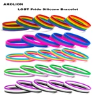 ЛГБТ Радужный Браслет Love Rainbow Braclet Gay Pride браслет Pride Pansexual Asexual Genderqueer SLP-0001