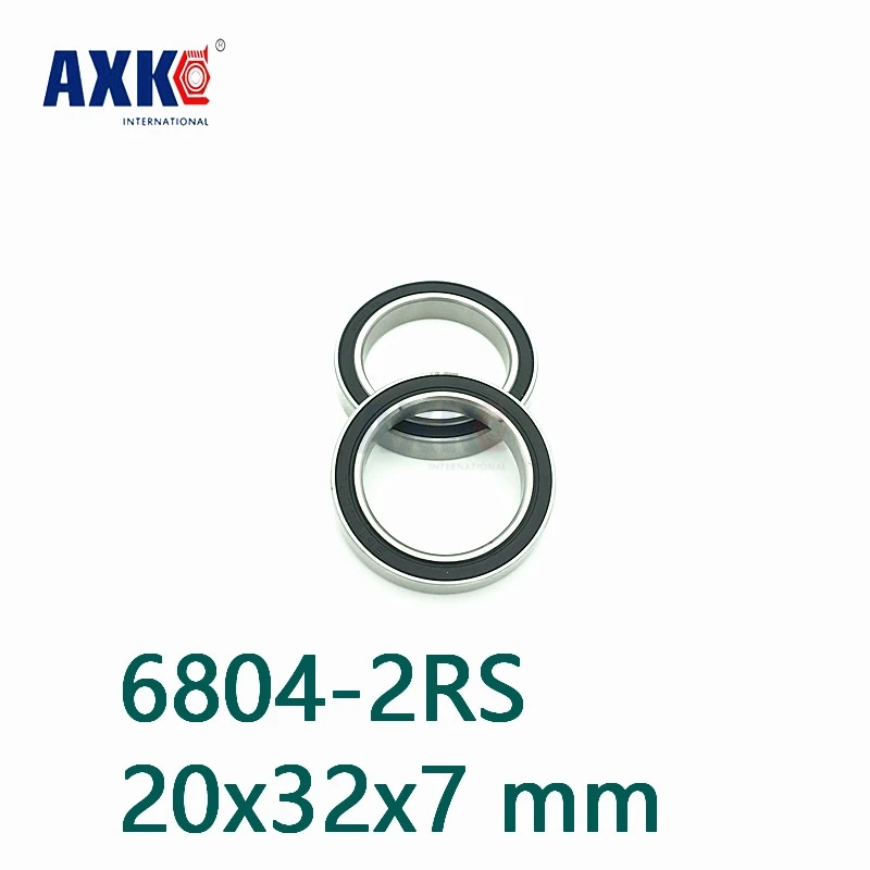 Axk Бесплатная доставка 6804 2rs Подшипник Abec 1 (10 шт.) 20x32x7 мм тонкий раздел