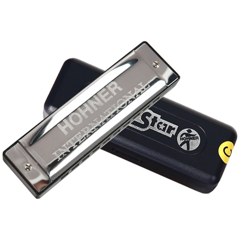 Hohner armonica diatonica Губная гармошка с 10 отверстиями блюз армоника ключ от армоники