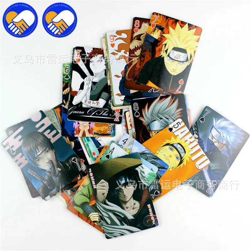 2 стиля 1 упаковка новый покер высокого качества японского аниме Наруто Коноха