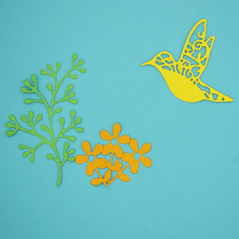 Птицы металлическая штамповка для скрапбукинга DIY Бумага С Днем Рождения