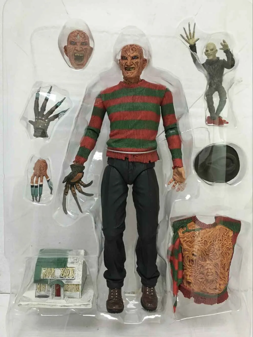 30th Фредди Крюгер Джейсон Техас бензопилы резня Кратос ПВХ фигурку игрушечные