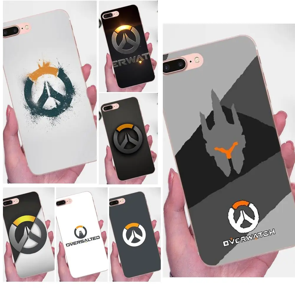 Мягкие ТПУ чехлы для телефонов Jeu Overwatchs логотип Galaxy J1 J2 J3 J330 J4 J5 J6 J7 J730 J8 2015 2016 2017 2018