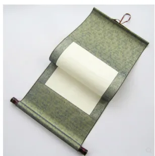 Картина свиток из двухфутовой каллиграфии и рисования с полной текстурой пустая