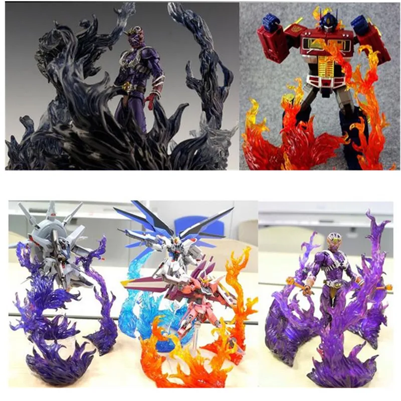 Эффект воздействия Tamashii Star Soul эффект сжигания пламени Fix Tamashii Effect эффект сжигания пламени игрушки Фигурки Figma Bandai