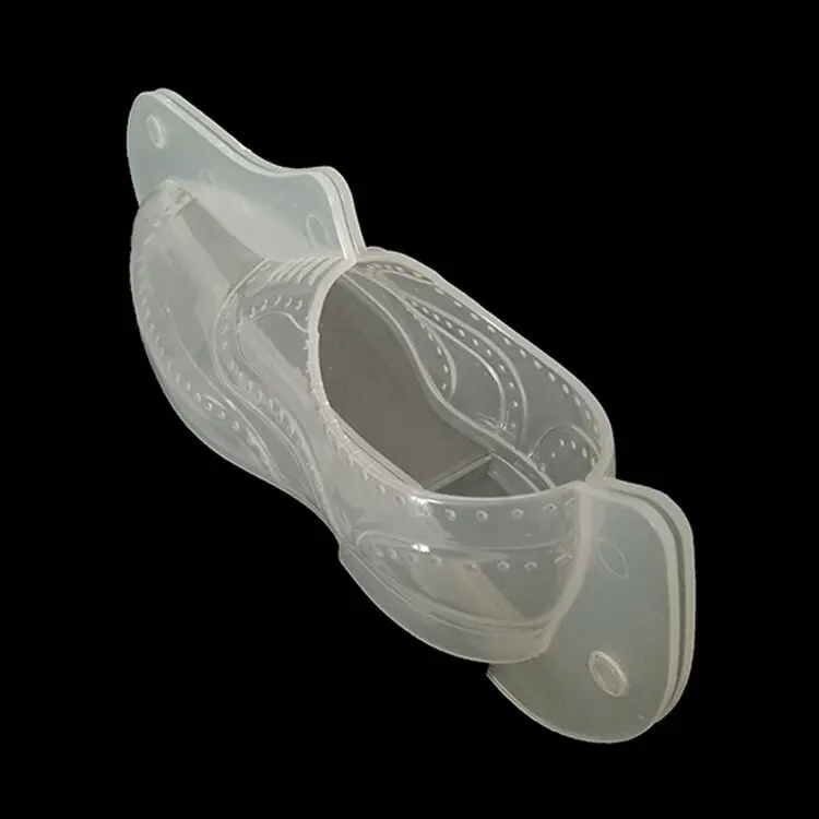 Новый дизайн 3D мужская обувь форма пластиковая шоколадная поликарбонатные формы