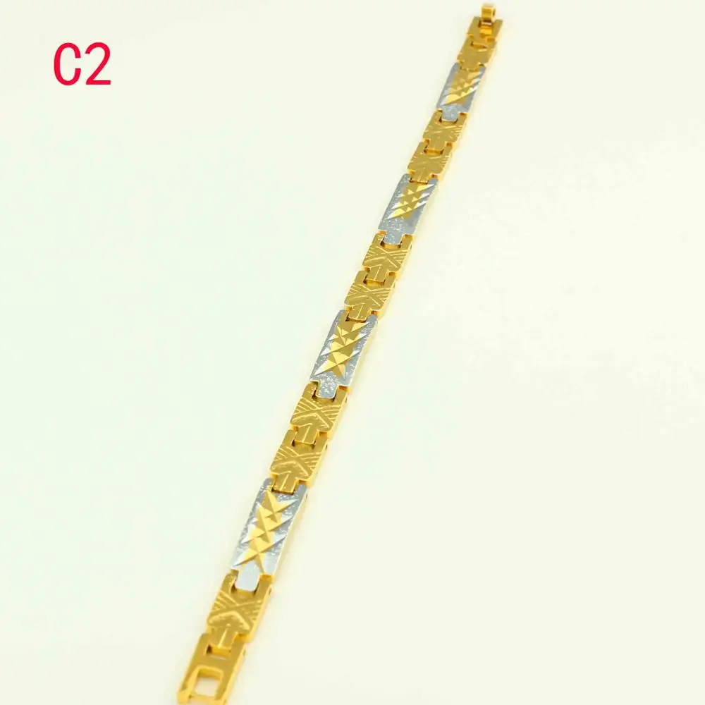 Оптовая продажа золотой браслет для женщин мужчин золото/покрытые серебром