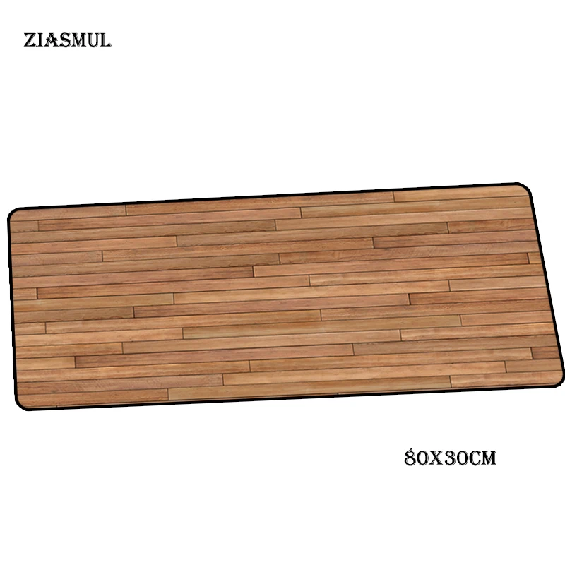 size 800x300x2mm Деревянный напольный коврик для мыши 800x300 мм, высококачественный коврик для мыши, коврик для мыши, игровой коврик для мыши, геймерский модный коврик для мыши с клавиатурой - Цвет: size 800x300x2mm