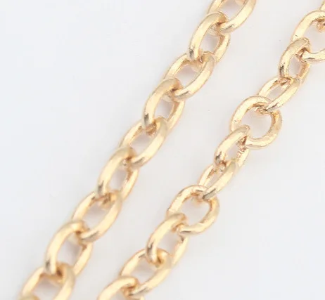 Женская повязка на голову с золотым покрытием металлическая цепочка для волос в