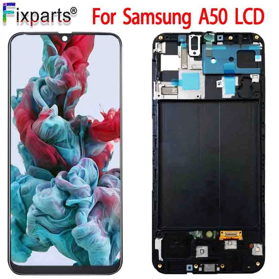 

TFT/AMOLED новый дисплей для Samsung Galaxy A50 A505F/DS A505F A505FD A505A сенсорный экран дигитайзер в сборе для Samsung A50 ЖК