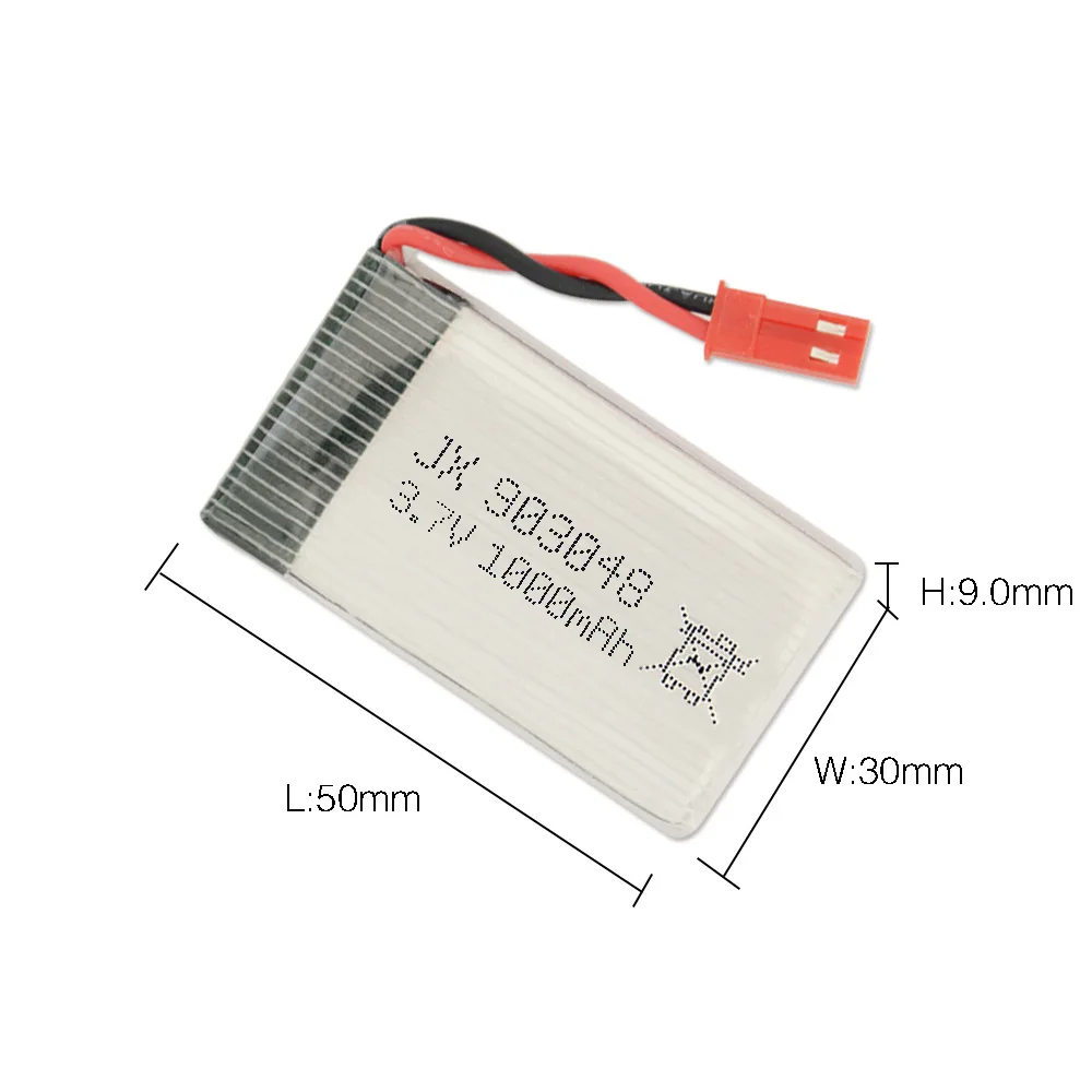 3,7 V 1000 mAh/1100 mAH/1200 mAh 20c Lipo батарея для дистанционного управления вертолетом/самолетами батареи Li-po 3,7 v 903048 JST разъем