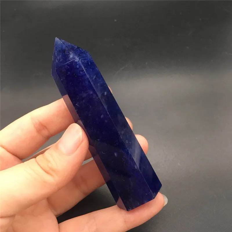 

blue melting stone quartz tower crystal point wands for Sale