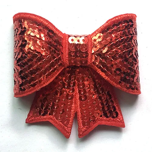 Red 3inch Детские девушки блесток луки с зажимами Малыш Детские праздничные волосы бант зажим для волос Детские бантики зажим для волос аксессуары для волос - Цвет: Red 3inch