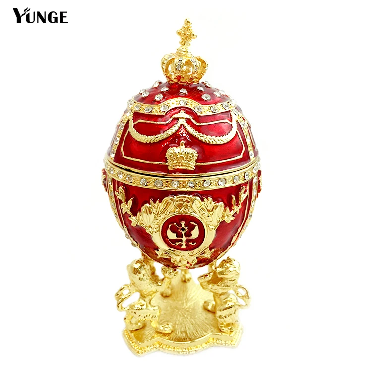 Новое поступление эмалированное яйцо пасхальное безделушка коробка фигурка
