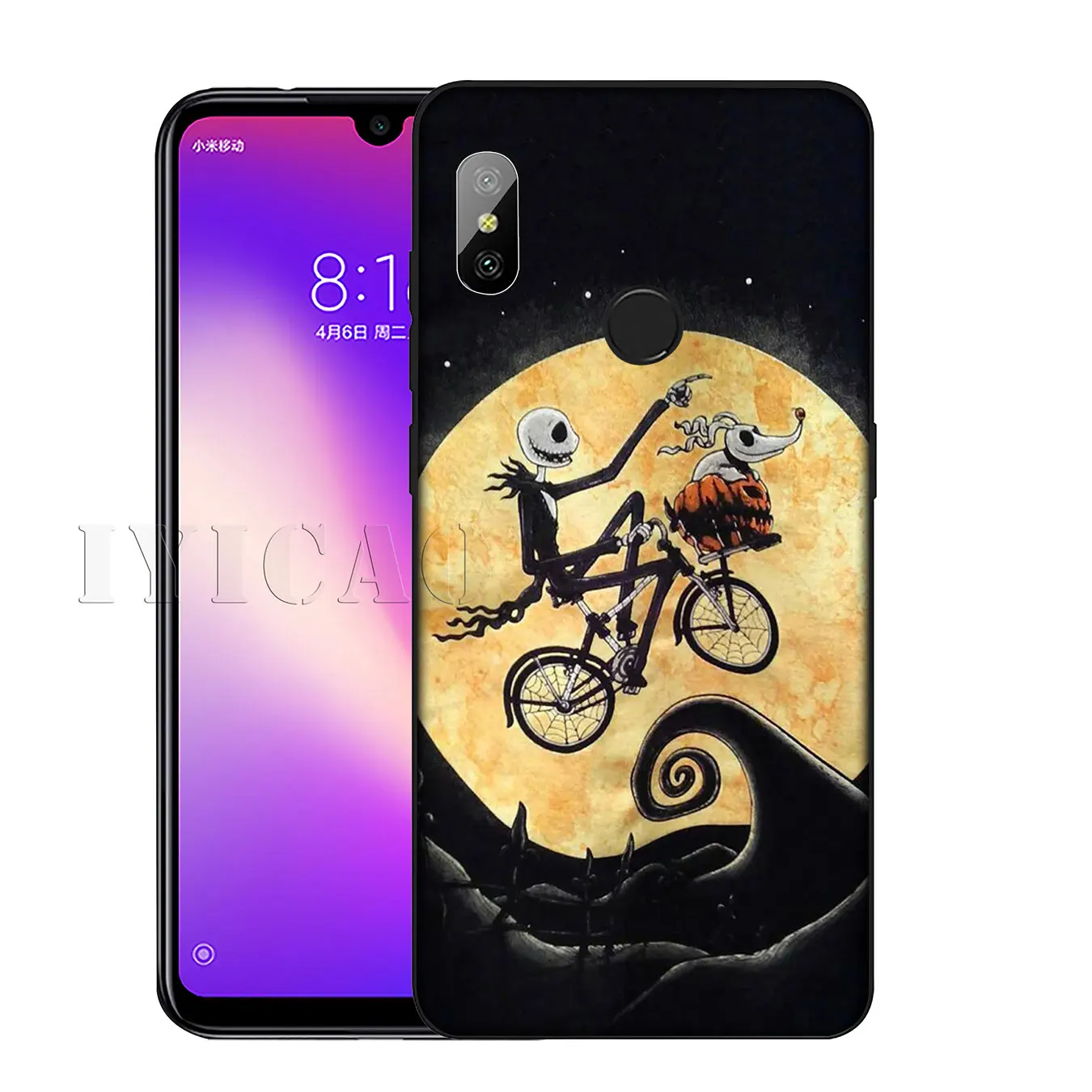 IYICAO кошмар Тим Бертон Хэллоуин Джек Мягкий силиконовый чехол для Xiaomi Redmi K20 8A 7A 6A 5A