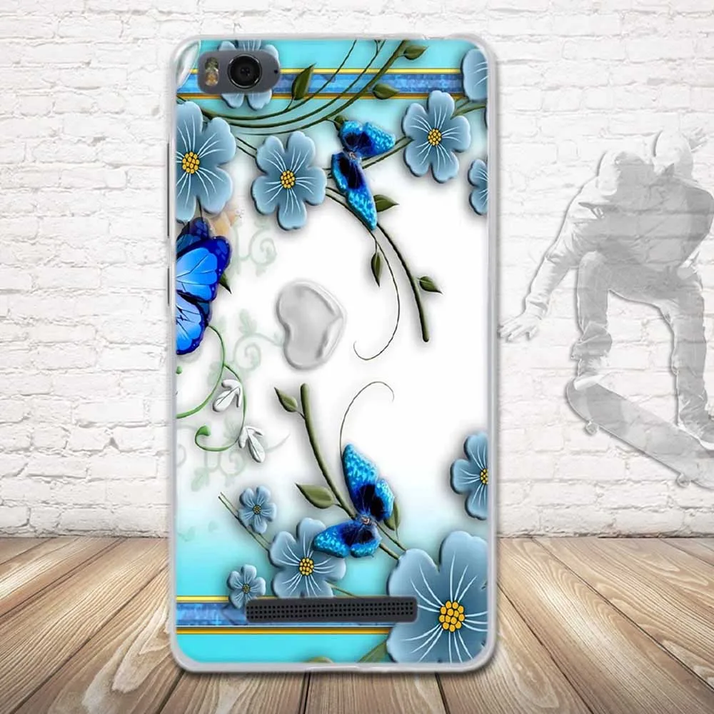 Чехол для Xiaomi Mi4c мягкий силиконовый чехол Mi 4c милый 3D-чехол 4 c 5 0 дюйма чехлы
