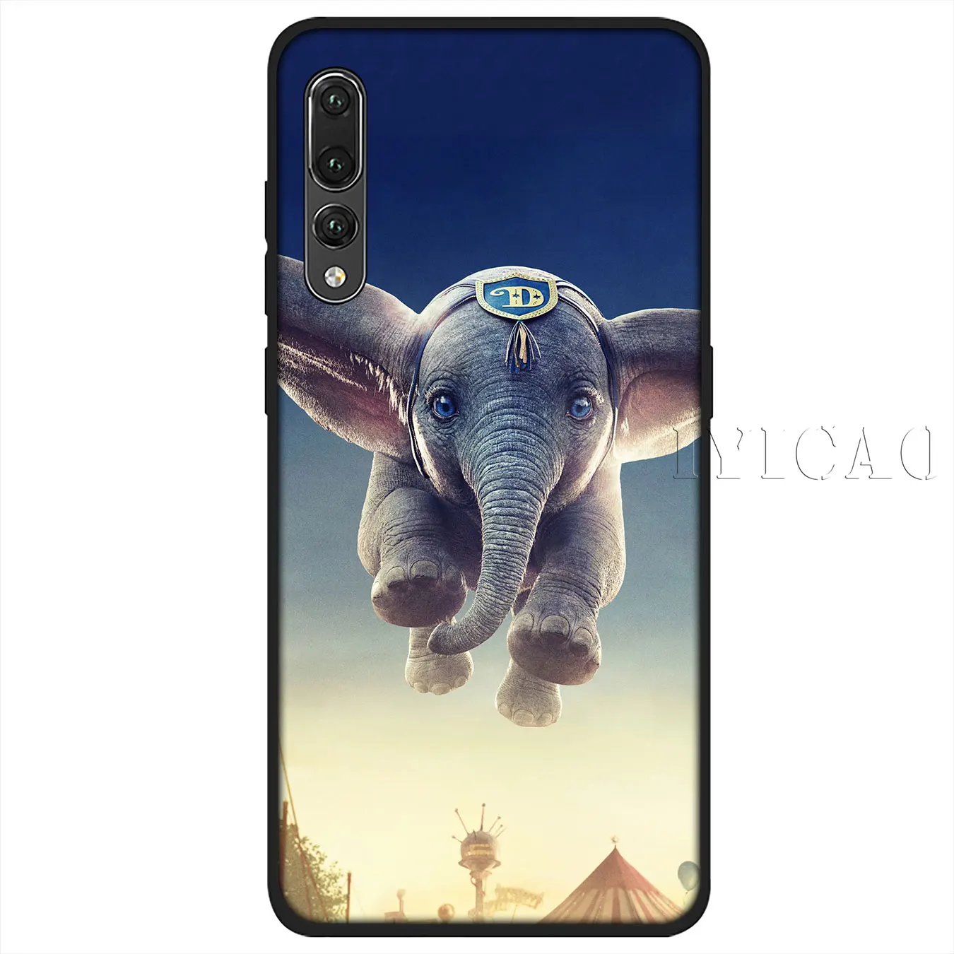 Мягкий силиконовый чехол для телефона IYICAO Dumbo elephant Huawei P30 P20 Pro P10 P9 P8 Lite Mini 2017 2016 2015 P