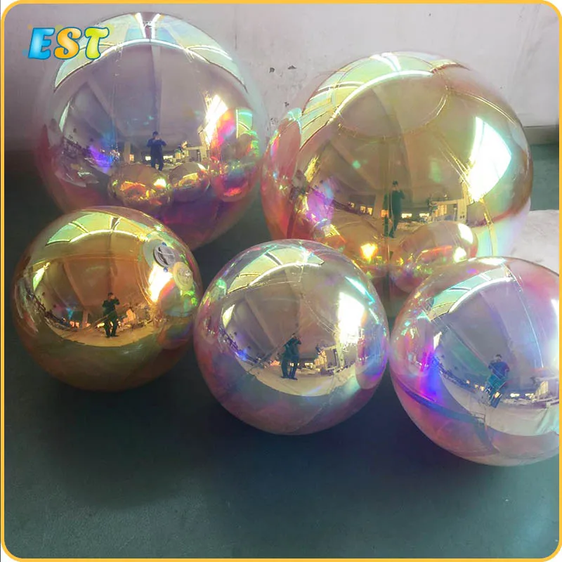 Радужный зеркальный шар для клуба отеля фойе торговые центры церемония