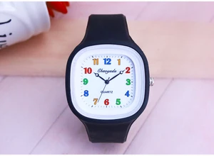 2018 CYD модные спортивные женские часы силиконовый ремешок студенческие Детские Кварцевые часы Детские Водонепроницаемые часы reloj mujer 1 шт.лот