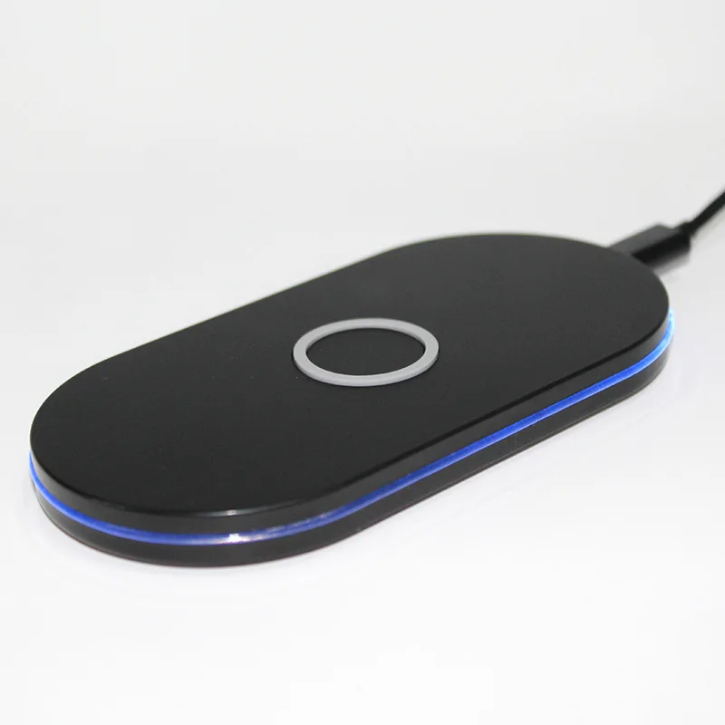 Универсальное беспроводное зарядное устройство Qi Standard USB 3 катушки беспроводной