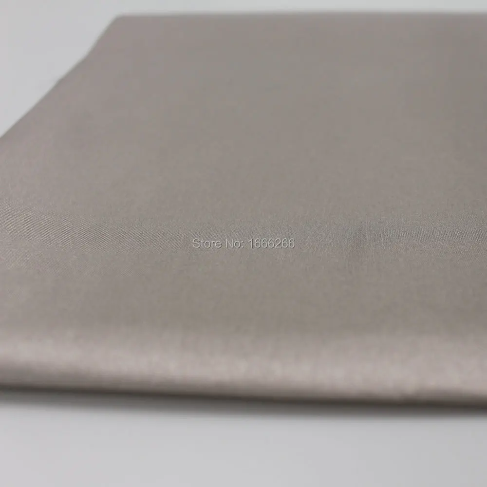 

BLOCK EMF Plain weave silver gray cell phone signal shielding Fabric