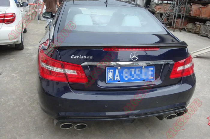 Задний спойлер из углеродного волокна для Mercedes Benz E Coupe E260 E300 E350 2 двери|carbon fiber rear