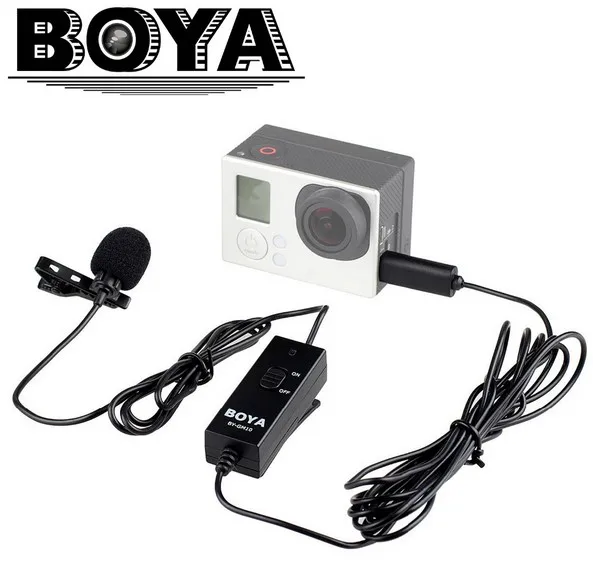 BOYA BY-GM10 Lavalier нагрудные клип на всенаправленный конденсаторный микрофон интервью