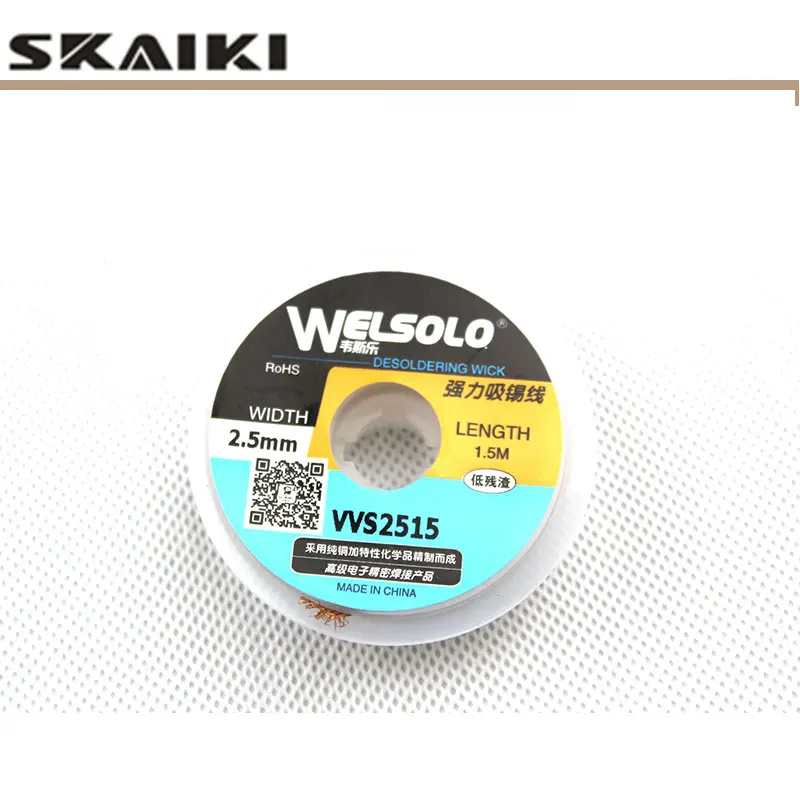 WELSOLO5 шт. 1 5 мм/2 0 мм/3 мм паяльная проволока для распайки фитиля аксессуар пайки