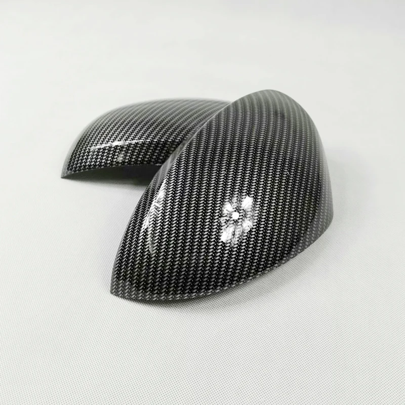 ABS Chrome/Carbon fibre For VW Tiguan 2009-2015 accessories Car side door rearview mirror cover trim Sticker styling 2pcs | Автомобили и