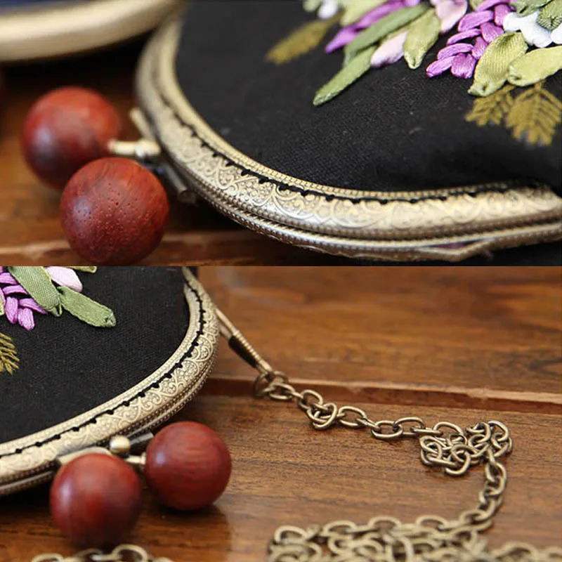 Сделай Сам лента вышивка цветы цепочка для сумки Рукоделие Набор вышивания